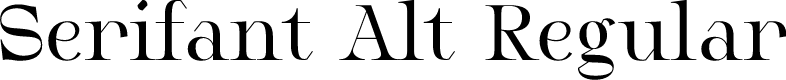 Serifant Alt Demo Regular