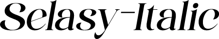 Selasy-Italic