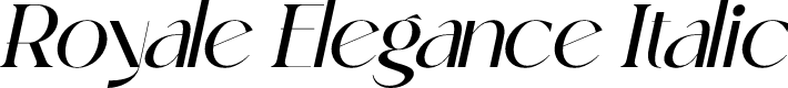 Royale Elegance Italic