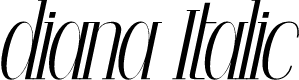 diana Italic