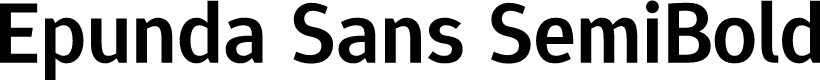 Epunda Sans SemiBold