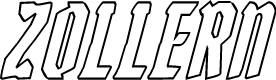 Zollern Outline Italic