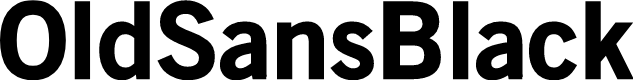 OldSansBlack