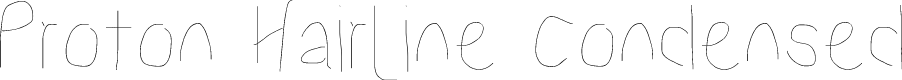 Proton Hairline Condensed