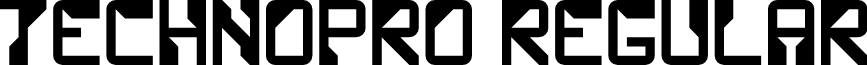 TechnoPro Regular