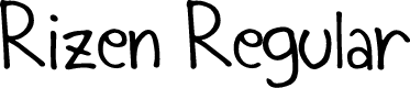 Rizen Regular