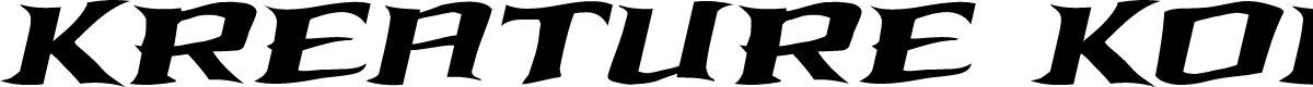 Kreature Kombat Warped Italic
