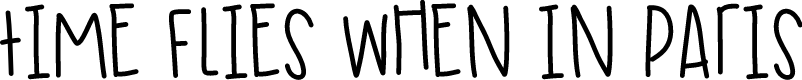 TimeFliesWhenInParis