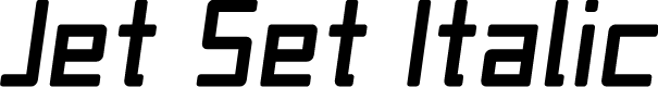 Jet Set Italic