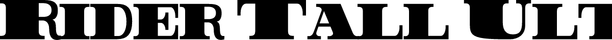Rider Tall Ultra-condensed ExtraBlack