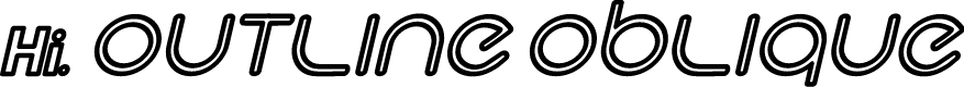 Hi. Outline Oblique