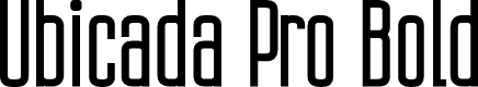 Ubicada Pro Bold