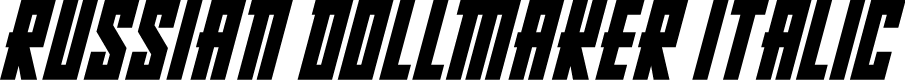 Russian Dollmaker Italic