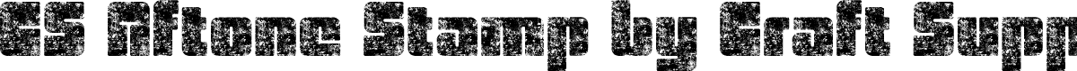 CSAftoneStamp-Regular Demo