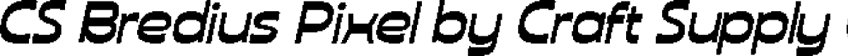 CS Bredius Pixel Regular Demo