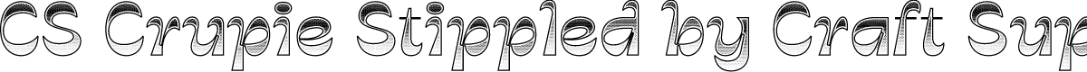 CS Crupie Stippled Regular Demo