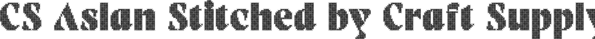 CS Aslan Stitched Regular Demo