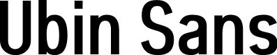 Ubin Sans