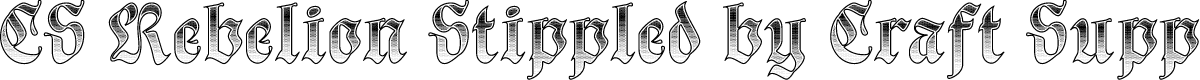 CS Rebelion Stippled Regular Demo