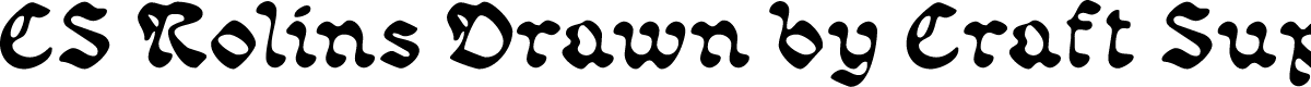 CSRolinsDrawn-Regular Demo