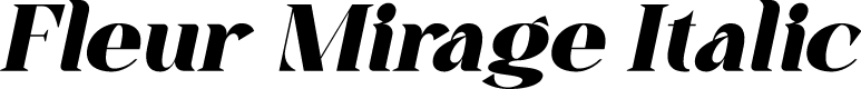 Fleur Mirage Italic