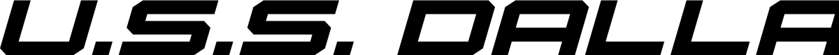 U.S.S. Dallas Expanded Italic