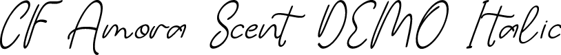 CF Amora Scent DEMO Italic