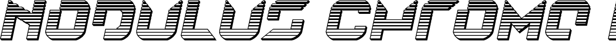 Nodulus Chrome Italic