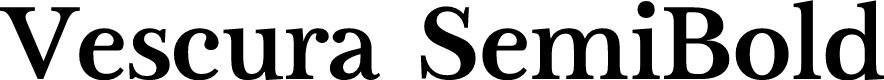 Vescura Demo Semi Bold