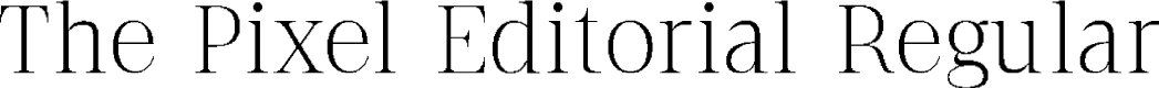 The Pixel Editorial Demo Reg