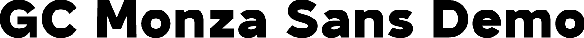 GC Monza Sans Demo Extra Bold