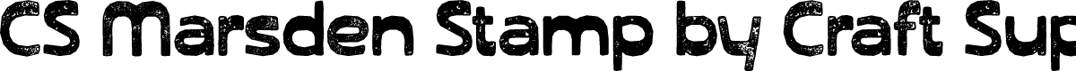CS Marsden Stamp Regular Demo