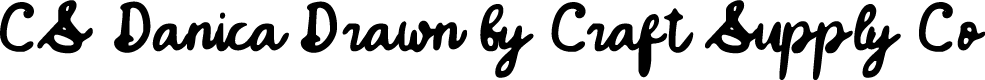 CSDanicaDrawn-Regular Demo