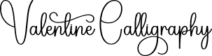 Valentine Calligraph