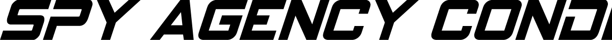 Spy Agency Condensed Italic