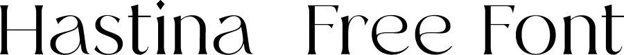 Hastina  Free Font