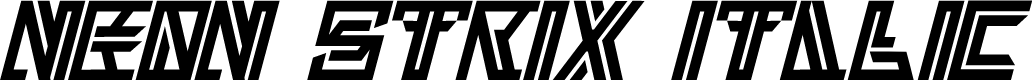 Neon Strix Italic