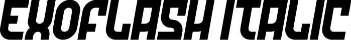 Exoflash Italic
