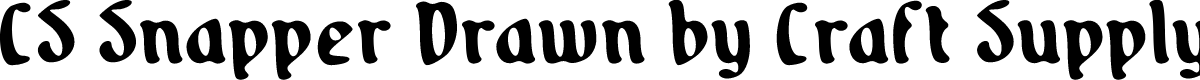 CSSnapperDrawn-Regular Demo