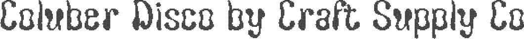 ColuberDisco-Regular Demo
