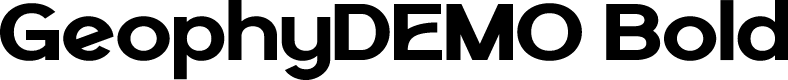 GeophyDEMO Bold