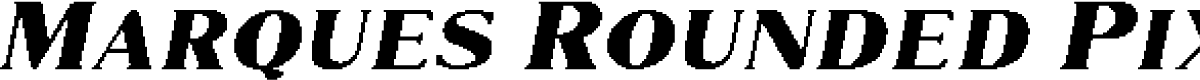 MarquesRoundedPixel-Regular Demo