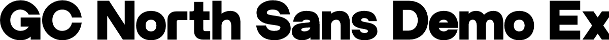 GC North Sans Demo Extra Bold