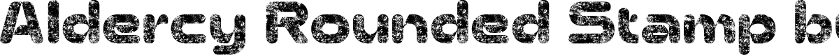 AldercyRoundedStamp-Regular Demo