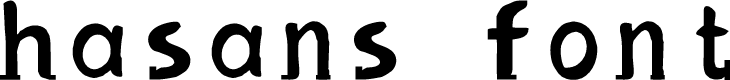 hasans font