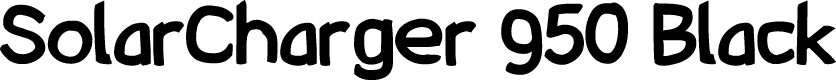SolarCharger 950 Black