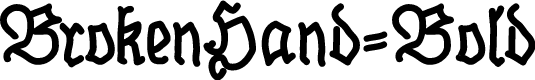 BrokenHand-Bold