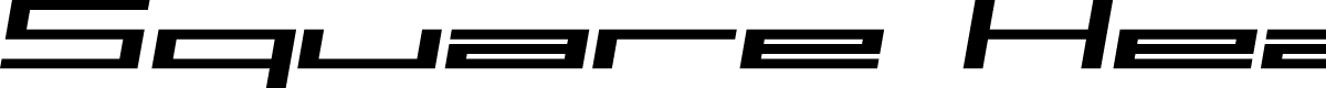 SF Square Head Extended Italic