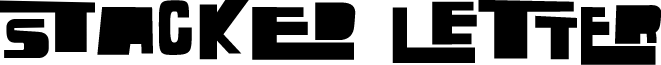 Stacked Letter