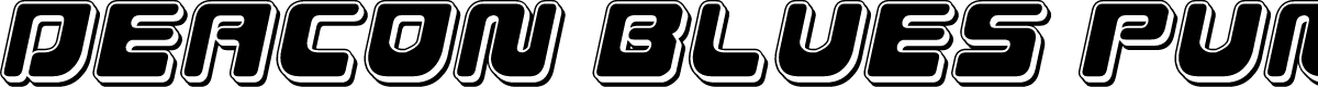Deacon Blues Punch Italic